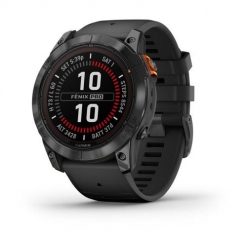 Zegarek sportowy Garmin Fenix 7X Pro Solar Edition Slate Grey / Black Band. Czarne zegarki sportowe GARMIN. Za 4,099.99 zł.