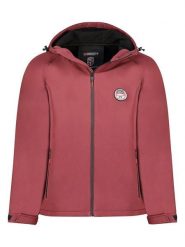 Geographical Norway Kurtka softshellowa "Tamigobadge" w kolorze bordowym rozmiar: S. Czerwone kurtki outdoor i hardshell Geographical Norway, s, bez wzorów, bez kaptura. Za 173.99 zł.