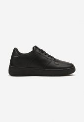 Czarne Sznurowane Buty Sportowe Sneakersy z Perforacją na Nosku Lucindias. Czarne buty sportowe casual Born2be, bez wzorów, z jeansu, bez zapięcia. W wyprzedaży za 63.99 zł.