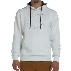 Bullpadel Baltar Sweatshirt. Białe bluzy bullpadel, bez wzorów, bez kaptura. W wyprzedaży za 177.85 zł.