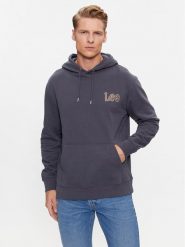 Lee Bluza 112342453 Granatowy Regular Fit. Niebieskie bluzy Lee, m, bez wzorów, z bawełny, bez kaptura. Za 149.99 zł.