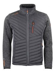 Peak Mountain Kurtka polarowa "Chacha" w kolorze szarym rozmiar: 3XL. Szare kurtki Peak Mountain, xl, bez wzorów, z polaru, bez kaptura. Za 214.70 zł.