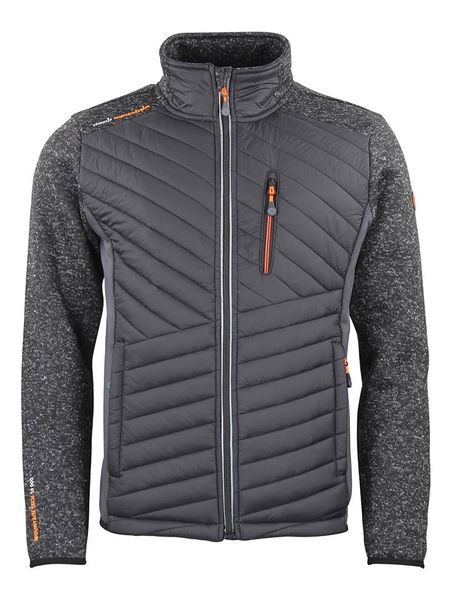 Peak Mountain Kurtka polarowa "Chacha" w kolorze szarym rozmiar: XL. Szare kurtki Peak Mountain, xl, bez wzorów, z polaru, bez kaptura. Za 201.08 zł.