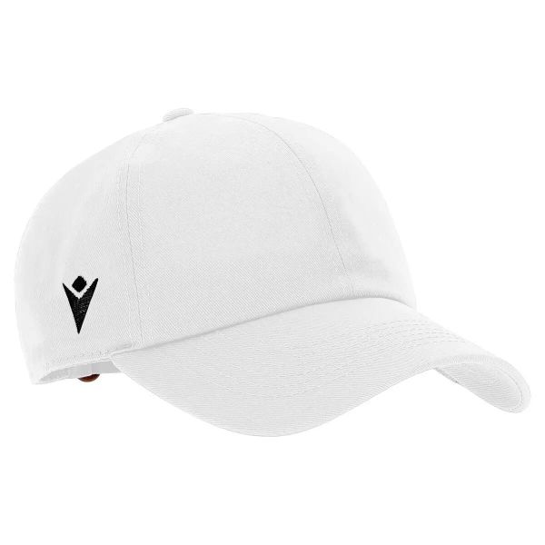 Biała czapka baseballowa Macron Dart (x5). Białe czapki z daszkiem Macron, bez wzorów, z materiału. Za 271.00 zł.