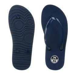 Klapki japonki basenowe Sandy Elemental. Niebieskie klapki North Sails, z gumy. Za 149.99 zł.