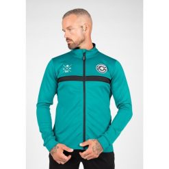 Vernon Kurtka dresowa - Teal Zielony. Zielone kurtki GORILLA WEAR, m, bez wzorów, z dresówki, bez kaptura. Za 217.00 zł.