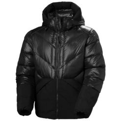 Kurtka puchowa Helly Hansen Village Down. Czarne kurtki Helly Hansen, m, bez wzorów, z puchu, bez kaptura. Za 1,429.50 zł.