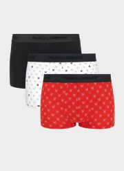 PAKO LORENTE – Bokserki męskie P21WF-GX-004-X zestaw 3 szt. Białe bokserki Pako Lorente, m, bez wzorów, z bawełny. Za 69.99 zł.