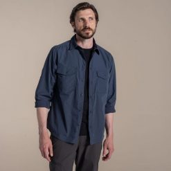 Koszula z długim rękawem Craghoppers Kiwi II. Niebieskie koszule Craghoppers, m, bez wzorów, bez kołnierzyka, bez ramiączek. Za 278.90 zł.