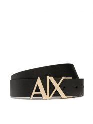 Armani Exchange Pasek Męski 951017 CC505 71820 Czarny. Czarne paski Armani Exchange, bez wzorów, ze skóry. Za 209.99 zł.