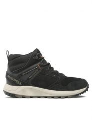 Merrell Trekkingi Wildwood Sb Mid Wp J067285 Czarny. Czarne buty trekkingowe Merrell, bez wzorów, ze skóry, bez zapięcia. Za 649.99 zł.