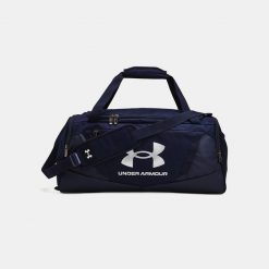 Torba sportowa UNDER ARMOUR Undeniable 5.0 Small Duffle Bag wodoodporna. Niebieskie torby na ramię Under Armour, bez wzorów, na ramię, bez dodatków. Za 89.99 zł.