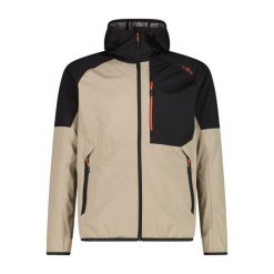 Kurtka softshell z kapturem CMP Ultralight. Brązowe kurtki CMP, m, bez wzorów, z materiału, z kapturem. Za 430.10 zł.