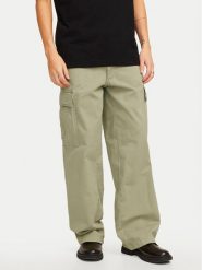 Jack&Jones Spodnie materiałowe Bill 12269379 Beżowy Wide Leg. Brązowe spodnie materiałowe Jack&Jones, m, bez wzorów, z bawełny. Za 99.99 zł.