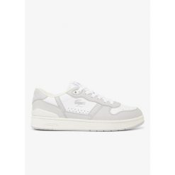 Buty męskie trampki sportowe Lacoste T-CLIP SET. Białe trampki LACOSTE, m, bez wzorów, bez zapięcia. W wyprzedaży za 359.00 zł.