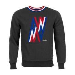 Bluza z dekoltem Peak Mountain Contamine. Niebieskie bluzy Peak Mountain, na zimę, xl, bez wzorów, bez kaptura. W wyprzedaży za 161.00 zł.