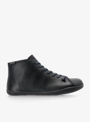 Buty outdoor męskie Camper Peu Cami Mid. Czarne trekkingi Camper, z aplikacjami, z materiału, bez zapięcia. Za 631.39 zł.