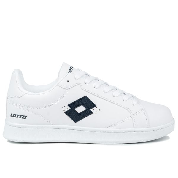 Buty męskie sportowe trampki Lotto JAMBOL. Białe buty sportowe casual Lotto, m, bez wzorów, bez zapięcia. Za 139.00 zł.