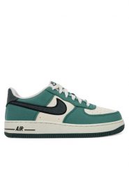 Nike Sneakersy Aire Force 1 LV 8 FN4731 100 GS Zielony. Zielone buty sportowe casual Nike, bez wzorów, ze skóry, bez zapięcia. Za 429.99 zł.