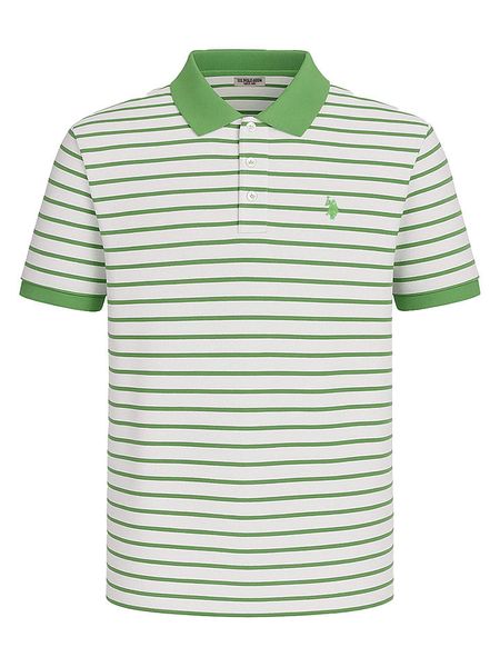 U.S. Polo Assn. Koszulka polo w kolorze zielono-białym rozmiar: 3XL. Zielone koszulki polo U.S. Polo Assn., s, bez wzorów, z bawełny, bez kołnierzyka, bez ramiączek. Za 143.83 zł.