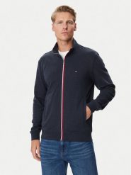 Tommy Hilfiger Bluza MW0MW45650 Granatowy Regular Fit. Niebieskie bluzy Tommy Hilfiger, m, bez wzorów, z bawełny, bez kaptura. Za 649.99 zł.
