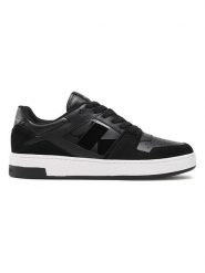 CALVIN KLEIN JEANS Skórzane sneakersy w kolorze czarno-białym rozmiar: 40. Białe buty sportowe casual Calvin Klein Jeans, bez wzorów, z jeansu, bez zapięcia. Za 227.85 zł.