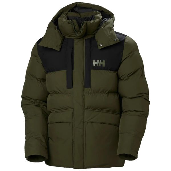 Kurtka puchowa Helly Hansen. Czarne kurtki Helly Hansen, na zimę, l, bez wzorów, z materiału, bez kaptura. Za 1,403.65 zł.