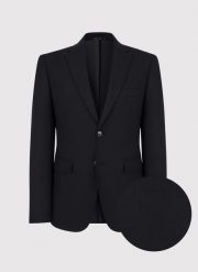 PAKO LORENTE – Klasyczna marynarka męska w kolorze czarnym. Czarne garnitury Pako Lorente, na co dzień, m, bez wzorów, z elastanu. Za 799.99 zł.