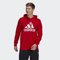 Bluza z kapturem adidas Essentials Big Logo. Białe bluzy Adidas, na jesień, s, bez wzorów, z kapturem. Za 200.00 zł.