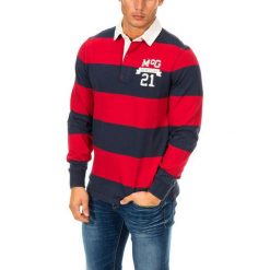 Koszulka polo w kolorze granatowo-czerwonym. Bezrękawniki marki McGregor, Gaastra. W wyprzedaży za 239.95 zł.