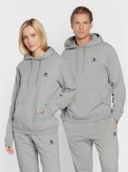 Converse Bluza Unisex Go-To Embroidered Star Chevron 10024509-A06 Szary Standard Fit. Szare bluzy Converse, m, bez wzorów, z bawełny, bez kaptura. Za 259.99 zł.