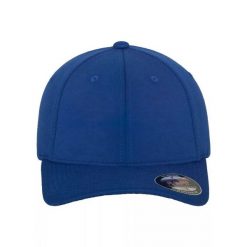 Czapka Z Daszkiem Double Jersey. Czerwone czapki z daszkiem FLEXFIT, bez wzorów, z bawełny. Za 80.99 zł.