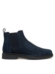 Geox Sztyblety U Spherica Ec1 U36D1C 00022 C4002 Granatowy. Niebieskie botki sznurowane Geox, bez wzorów, ze skóry, bez obcasa, bez zapięcia. Za 469.99 zł.