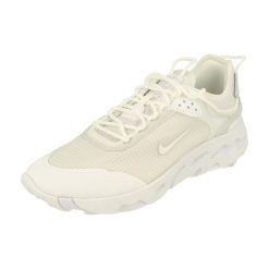 Nike React Live White Pure Platinum. Białe buty do biegania Nike, bez wzorów, z meshu, bez zapięcia, do biegania. Za 737.76 zł.