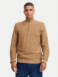 Blend Sweter 20718078 Beżowy Regular Fit. Brązowe swetry rozpinane Blend, m, bez wzorów, z bawełny, bez kołnierzyka, bez ramiączek. Za 99.99 zł.