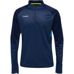 Hummel Tech Move Bluza Męska Half-Zip Niebieska M. Niebieskie bluzy z kapturem Hummel, m, bez wzorów, z elastanu, z kapturem. Za 201.99 zł.