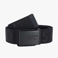 Pasek Swedemount Stretch Belt. Szare paski SWEDEMOUNT, bez wzorów, z tkaniny. Za 59.99 zł.