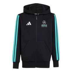 Bluza Z Kapturem Mercedes - Amg Petronas Formula 1 Team Dna Full Zip. Czarne bluzy z kapturem Adidas, bez wzorów, z kapturem. Za 239.00 zł.