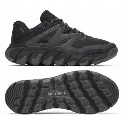 Buty dla mężczyzn Merrell MAIPO EXPLORER AEROSPORT. Czarne buty trekkingowe Merrell, bez wzorów, z syntetyku, bez zapięcia. Za 419.99 zł.