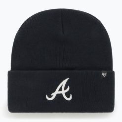 Czapka zimowa 47 Brand MLB Atlanta Braves Haymaker. Niebieskie czapki zimowe 47 Brand, bez wzorów. Za 89.99 zł.