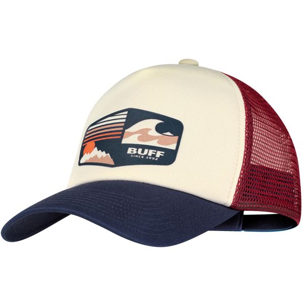 Czapka z daszkiem BUFF TRUCKER CAP JARI MULTI L/XL. Żółte czapki z daszkiem Buff, bez wzorów, z materiału. Za 119.99 zł.