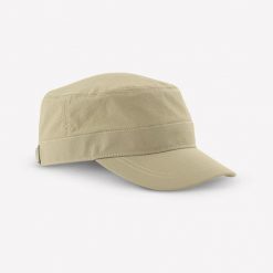 Czapka turystyczna z daszkiem Hike 500 Travel. Brązowe czapki z daszkiem QUECHUA, bez wzorów, z elastanu. Za 52.49 zł.