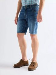 MESKIE SZORTY WRANGLER TEXAS SHORTS STORMFORGE BLUE 112377789. Niebieskie szorty Wrangler, bez wzorów, z jeansu. Za 159.99 zł.