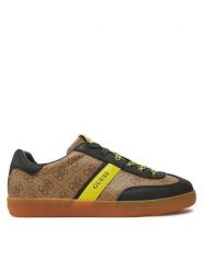 Guess Sneakersy FMPNII ELE12 Brązowy. Brązowe buty sportowe casual Guess, z aplikacjami, ze skóry, bez zapięcia. Za 409.99 zł.