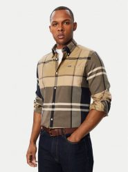 Barbour Koszula Dunoon MSH4980TN39 Beżowy ciemny Regular Fit. Brązowe koszule Barbour, l, bez wzorów, z bawełny, bez kołnierzyka, bez ramiączek. Za 464.99 zł.