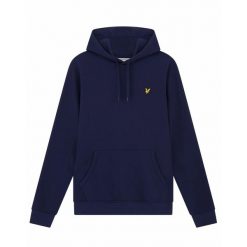 Bluza z kapturem Lyle & Scott. Niebieskie bluzy LYLE AND SCOTT, bez wzorów, z kapturem. Za 348.55 zł.