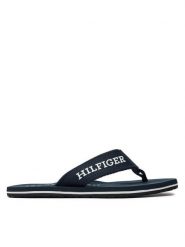 Tommy Hilfiger Japonki Monotype FM0FM05237 Granatowy. Niebieskie japonki Tommy Hilfiger, bez wzorów, z materiału. Za 99.99 zł.