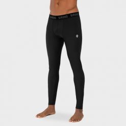 Legginsy termoaktywne do sportów zimowych męskie SIROKO Wolf. Czarne bielizna termoaktywna SIROKO, m, bez wzorów, narciarskie. W wyprzedaży za 127.00 zł.