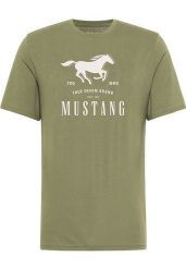 Męski T-Shirt Mustang Style Alex Four Leaf Clover 1017993 6352. T-shirty Mustang, l, bez wzorów, bez kołnierzyka, bez ramiączek. Za 79.99 zł.