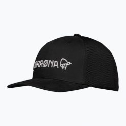 Czapka z daszkiem NORRONA Flexfit 3D. Czarne czapki z daszkiem NORRONA, bez wzorów, z bawełny. Za 189.99 zł.